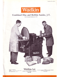 Wadkin JTA Disc and Bobbin Sander